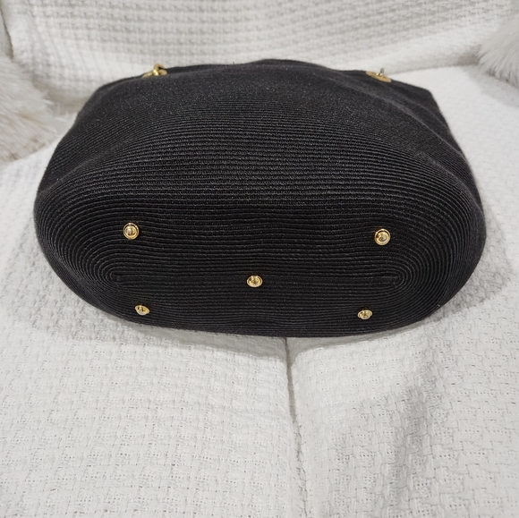 ERIC JAVITS TOTE BAG. RAFFIA BAG, STRAW BAG EUC - Picture 10 of 12